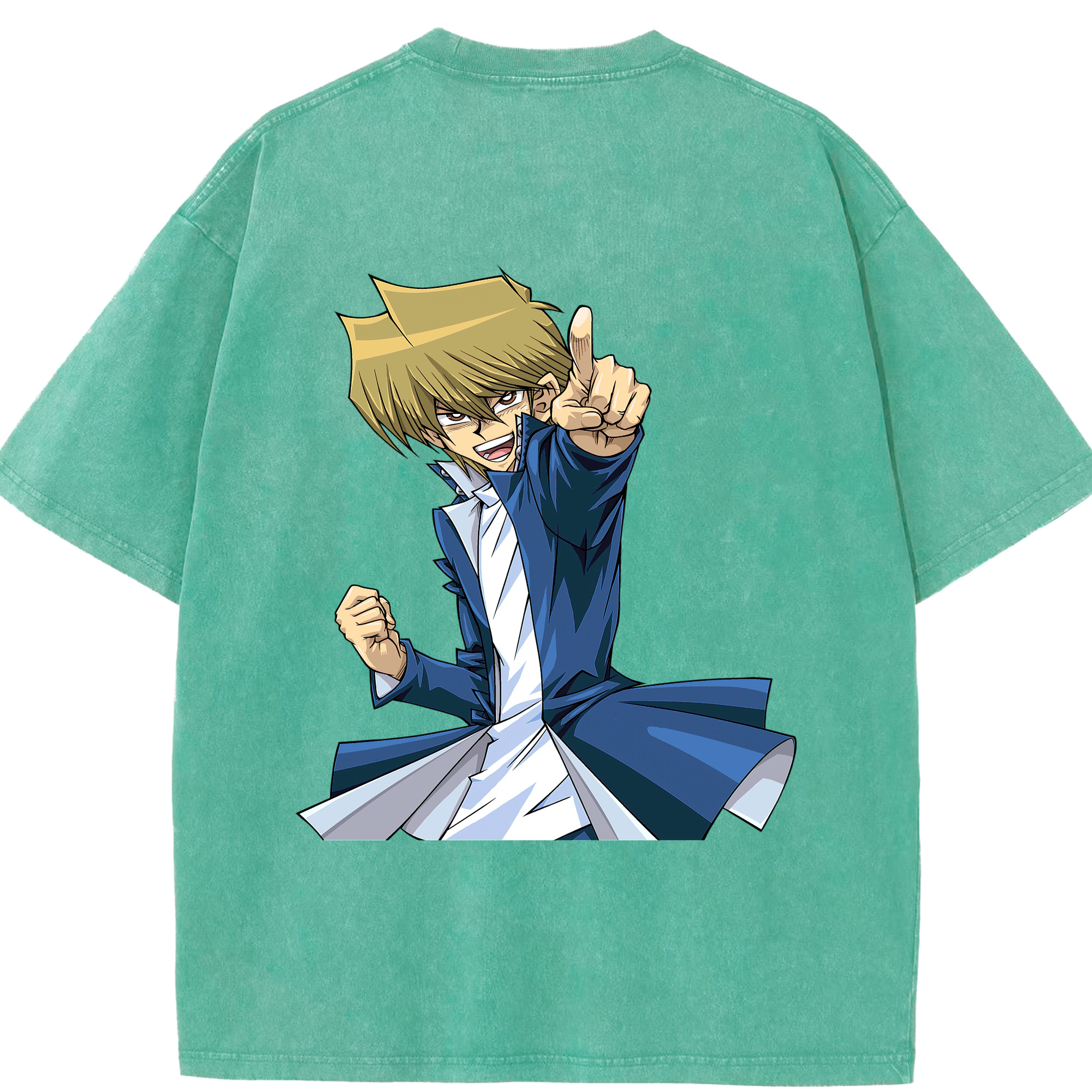（画像用） 遊☆戯☆王 Yu-Gi-Oh! 綿100% ヴィンテージ風 半袖Tシャツ（背面プリント）